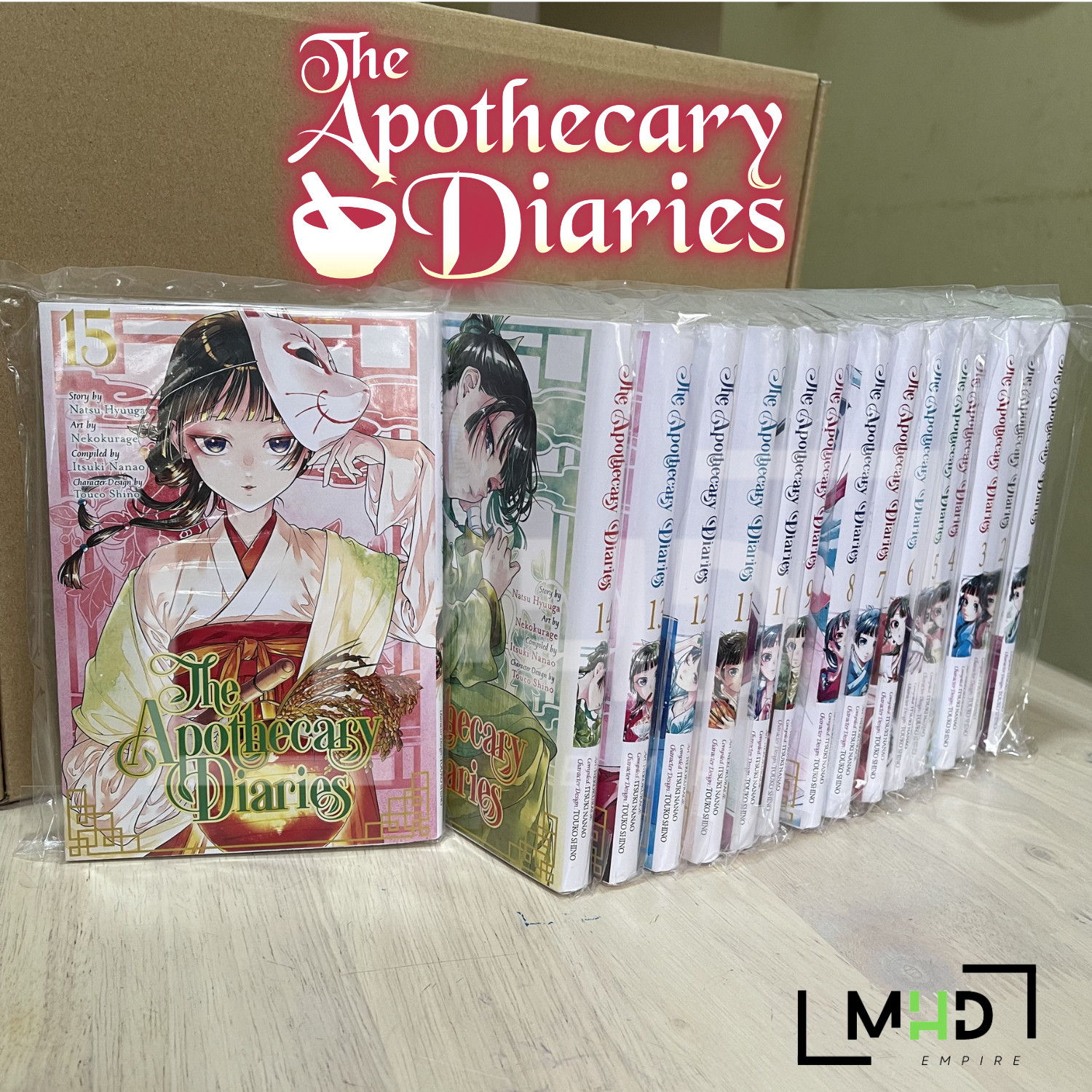 The Apothecary Diaries English Manga (Vol.1-15) Full and Half Set -Free Shipping