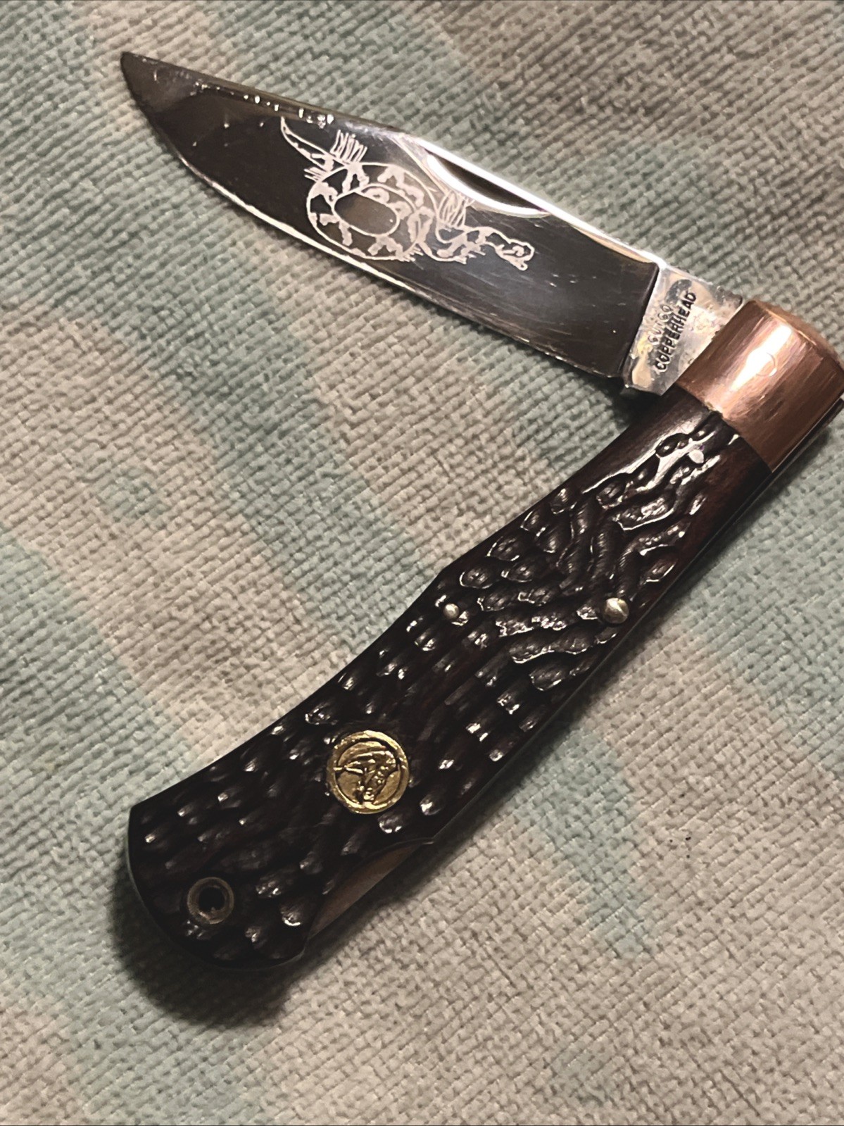 Cutco Copperhead Usa 1846 Beautiful Jagged Scales Not Too Many Of These Around