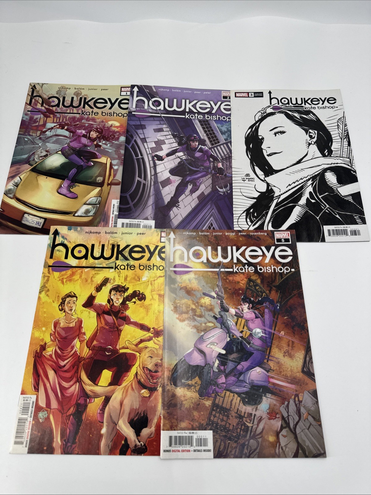 Hawkeye Kate Bishop #1-5 (2021) Complete Set Lot Marvel Comics Ships Fast