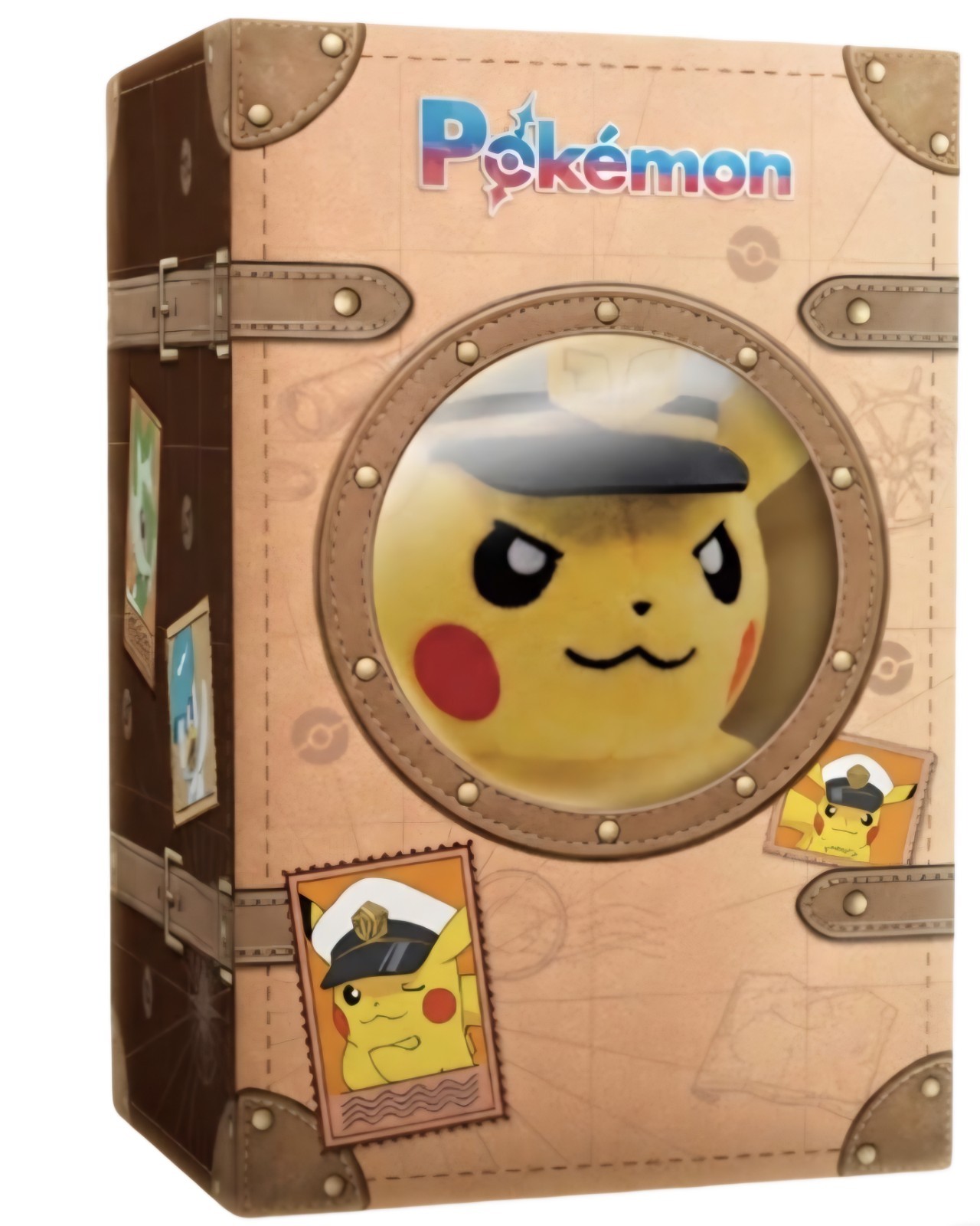 Pokemon Animation 30th Anniversary OST Album Captain Pikachu Plush Set