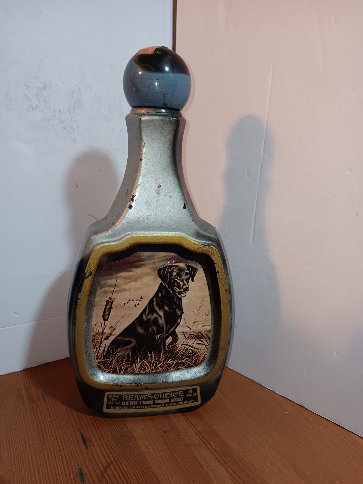 Vintage Beam's Choice Decanter - James Lockhart Labrador Retriever Wildlife Art