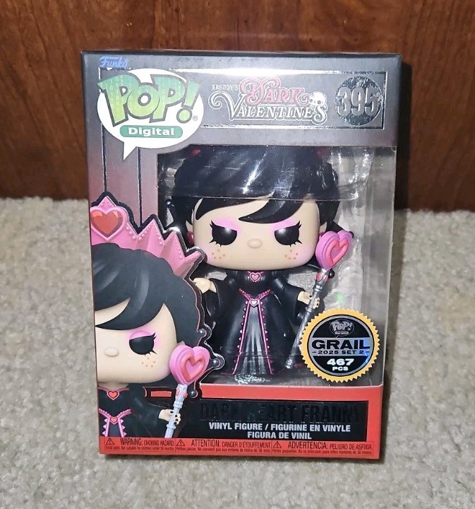 Funko Pop #395 Dark Heart Franny Grail LE 467 w/Hard Protector Dark Valentines 