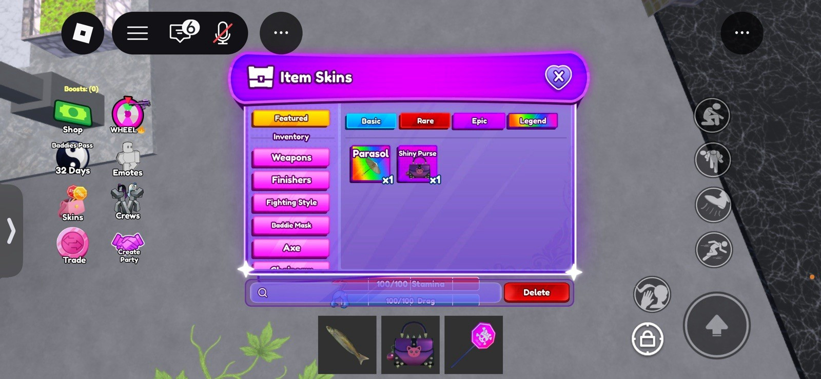 Roblox Virtual Game Item Skins:Shiny Purse, Glitter Style Bundle 