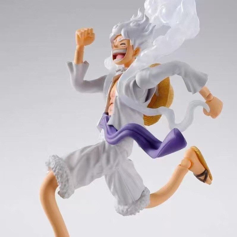New Monkey D Luffy Gear 5 Action Figure Toy Box Set Gift in Stock