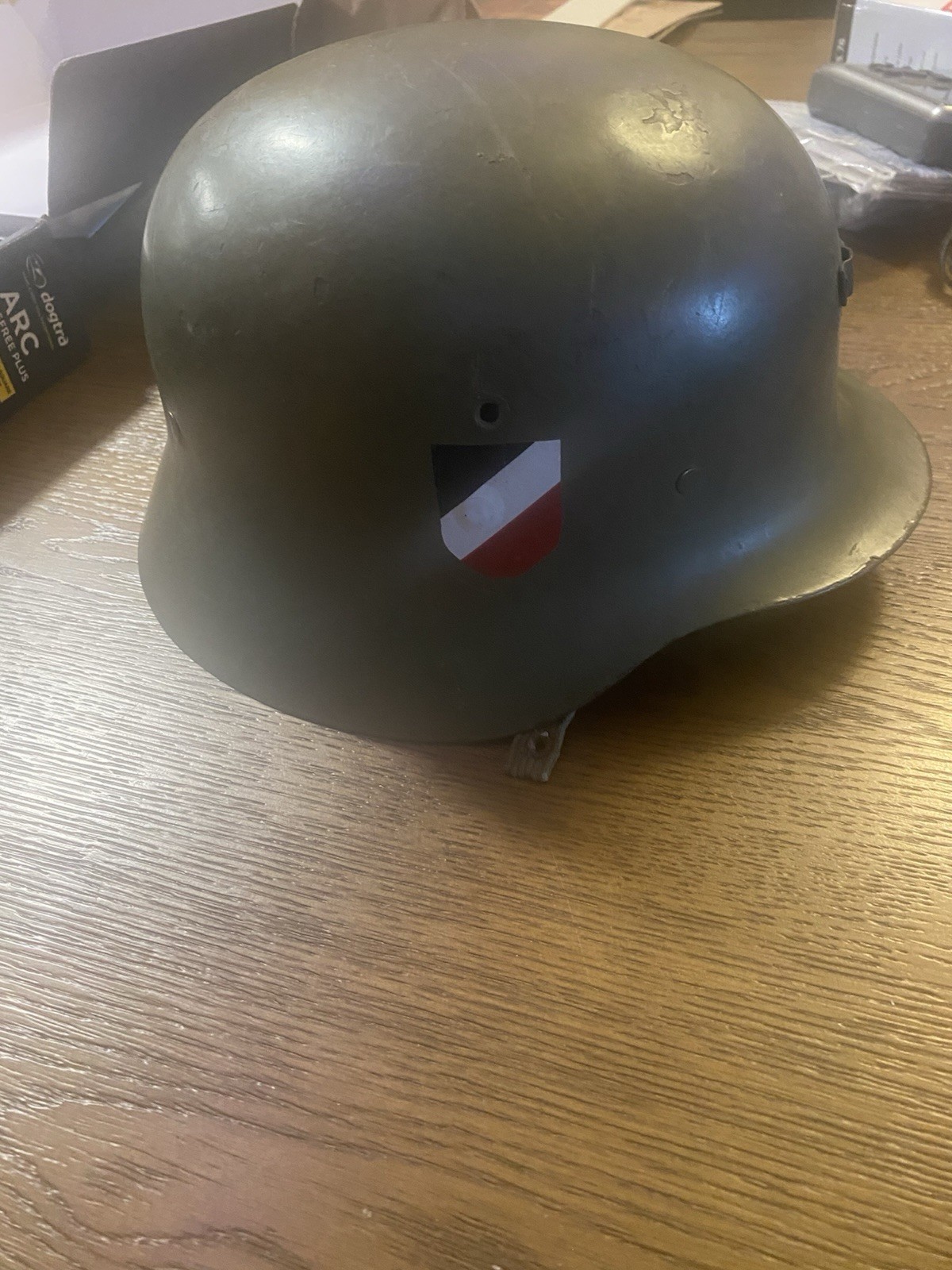 Spanish WWII M-42 Metal Helmet 
