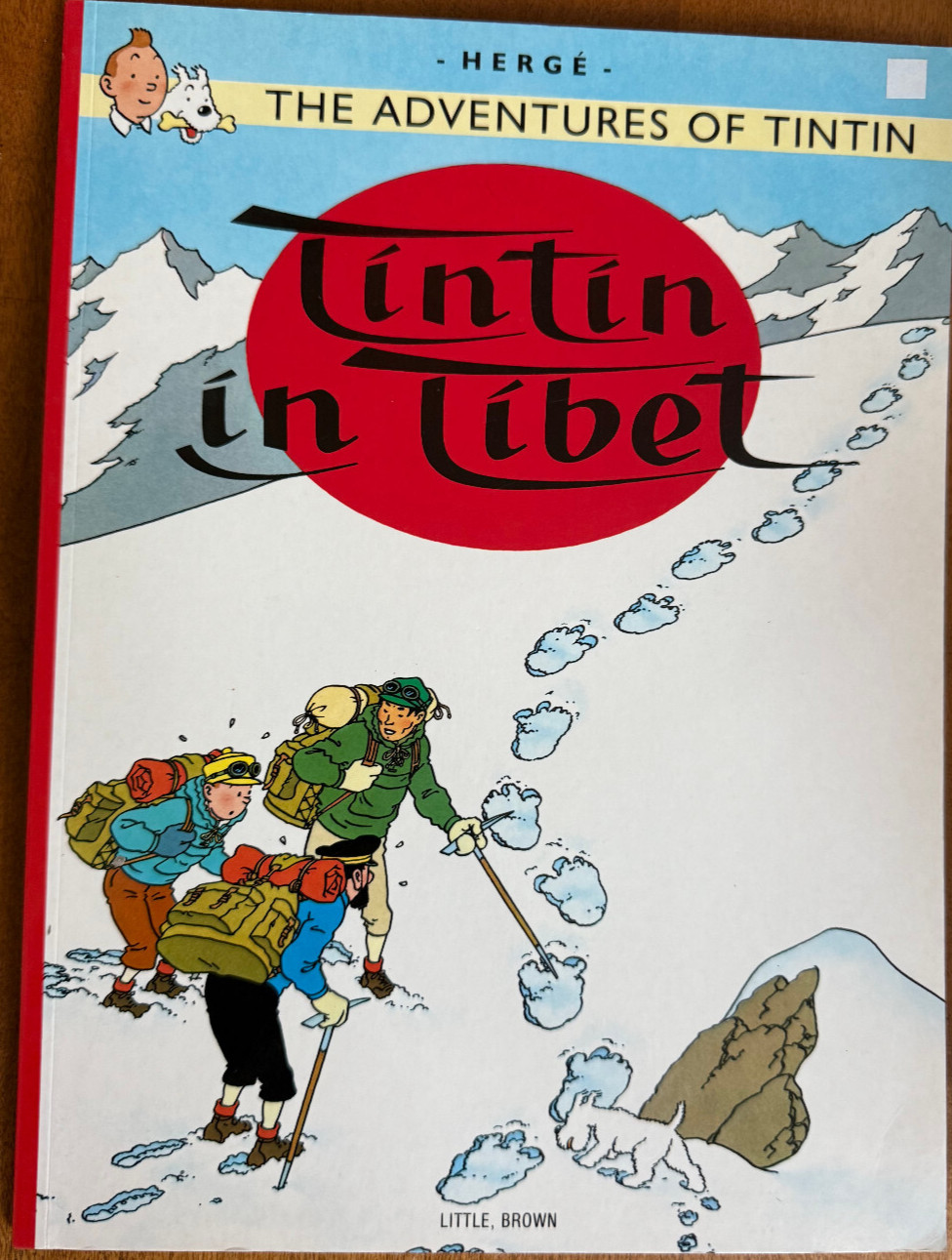 Hergé The Adventures of Tintin Tintin in Tibet Paperback Little Brown 1st