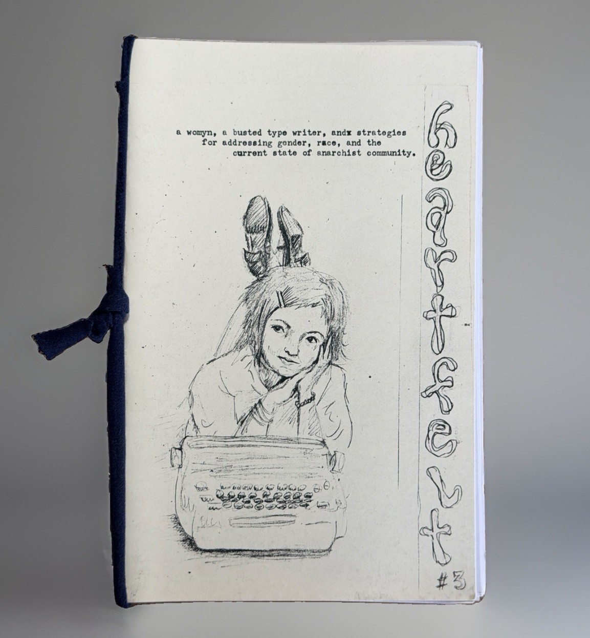 Heartfelt #3 1990s DIY Anarchist Punk Zine Philadelphia Feminist Riot Grrrl