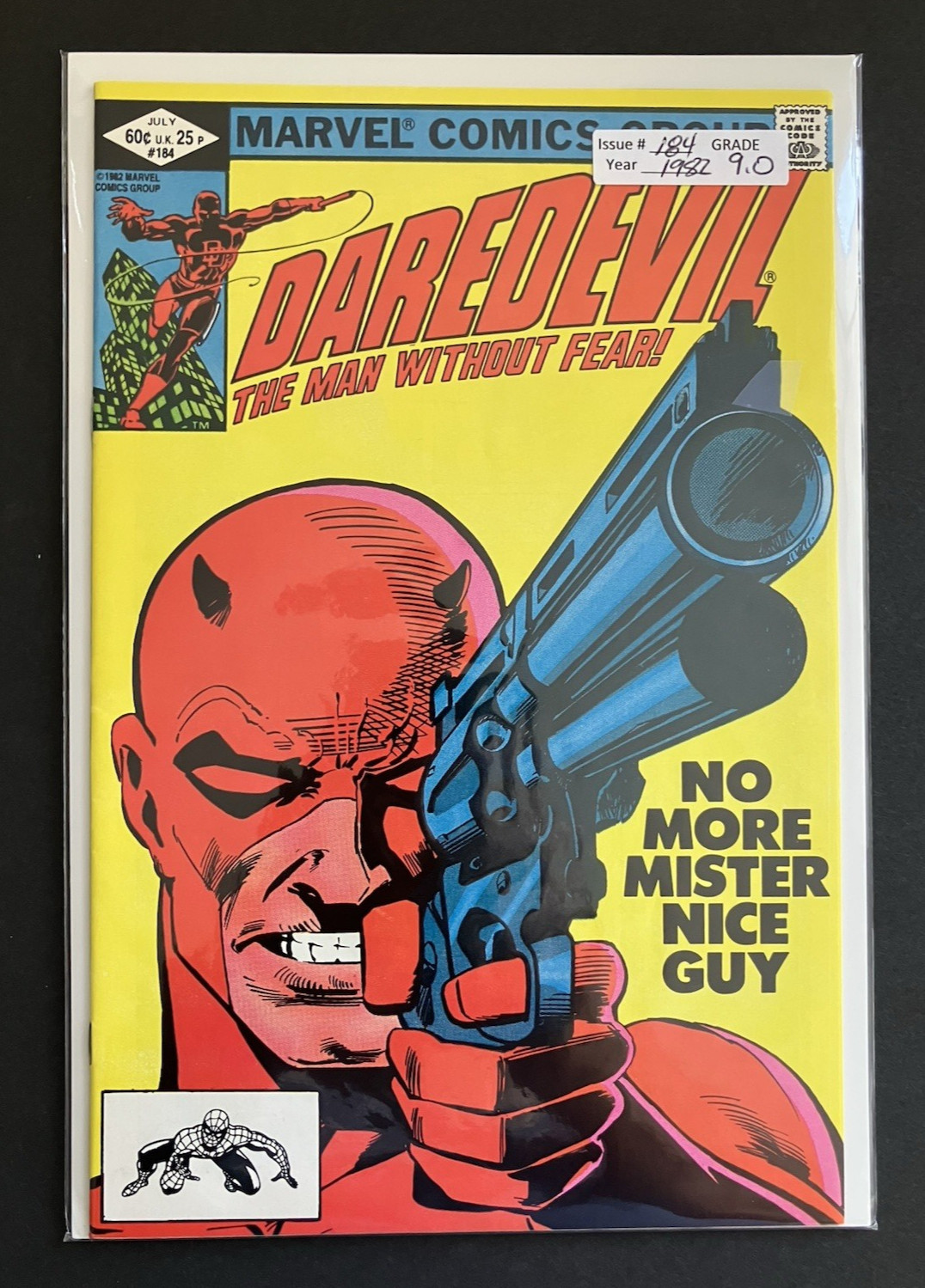 Daredevil 184 VF/NM 9.0 HIGH GRADE Frank Miller art 1982 Marvel Comics