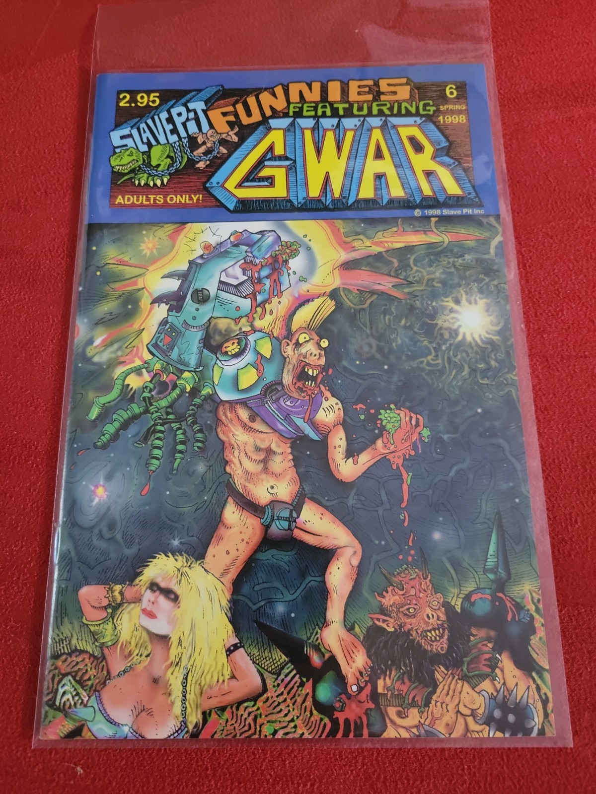 Slave Pit Funnies Featuring GWAR #6 (1998) Single Issue Color Comic Book