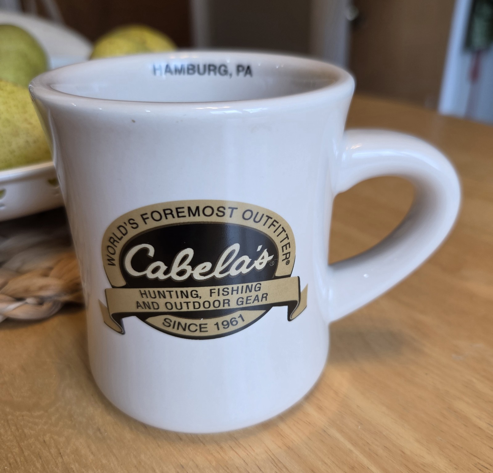 Cabela\'s Hunting Fishing Restaurant 10oz Coffee Mug Since 1961 Hamburg, PA