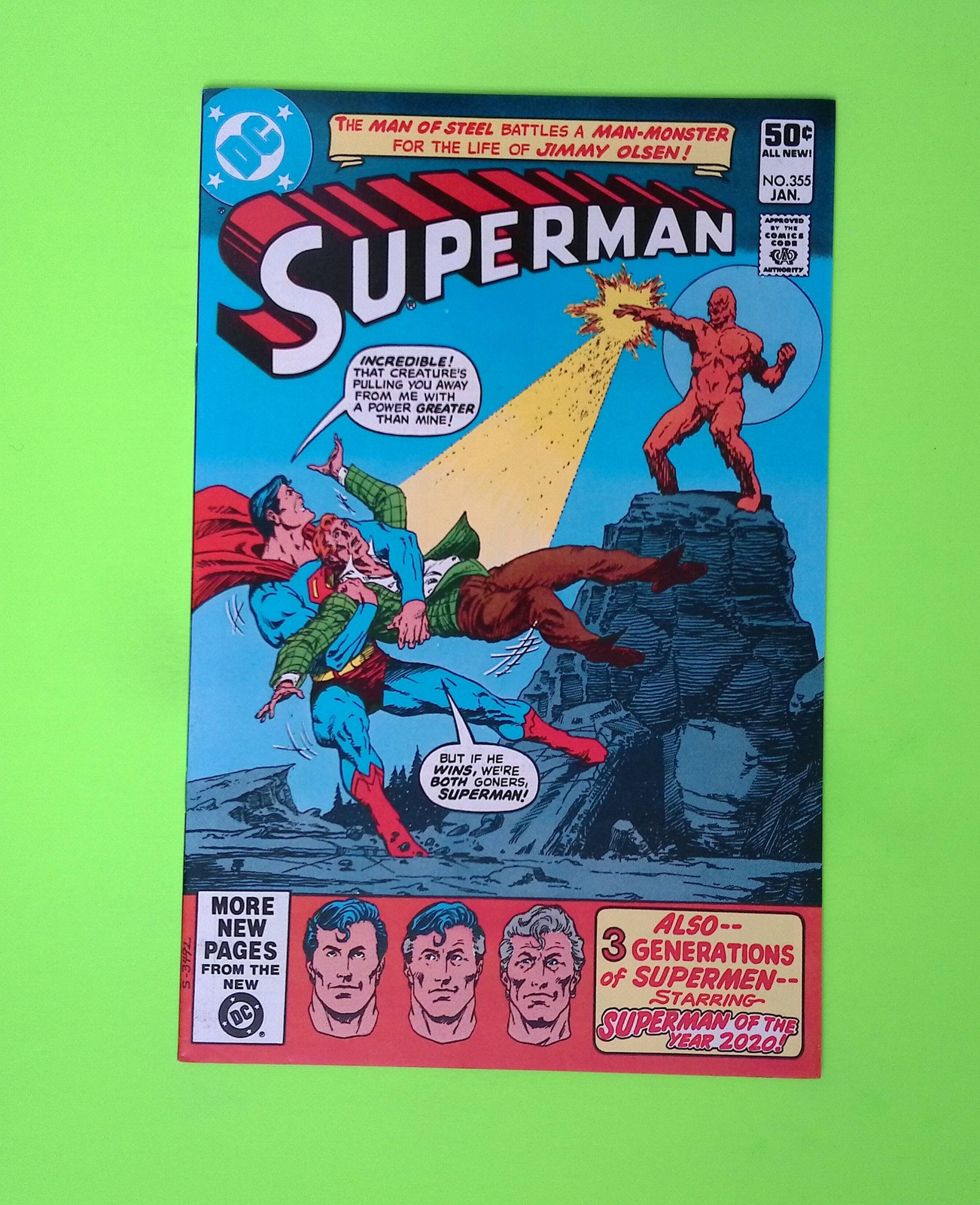 Superman #355 Vol. 1 1981 DC Comics High Grade Comic Book Q119-41