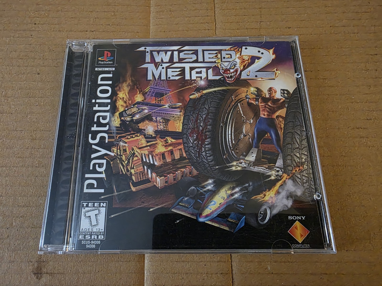 Twisted Metal 2 PS1 Black Label Sony PlayStation 1 1997 Complete W/ Manual