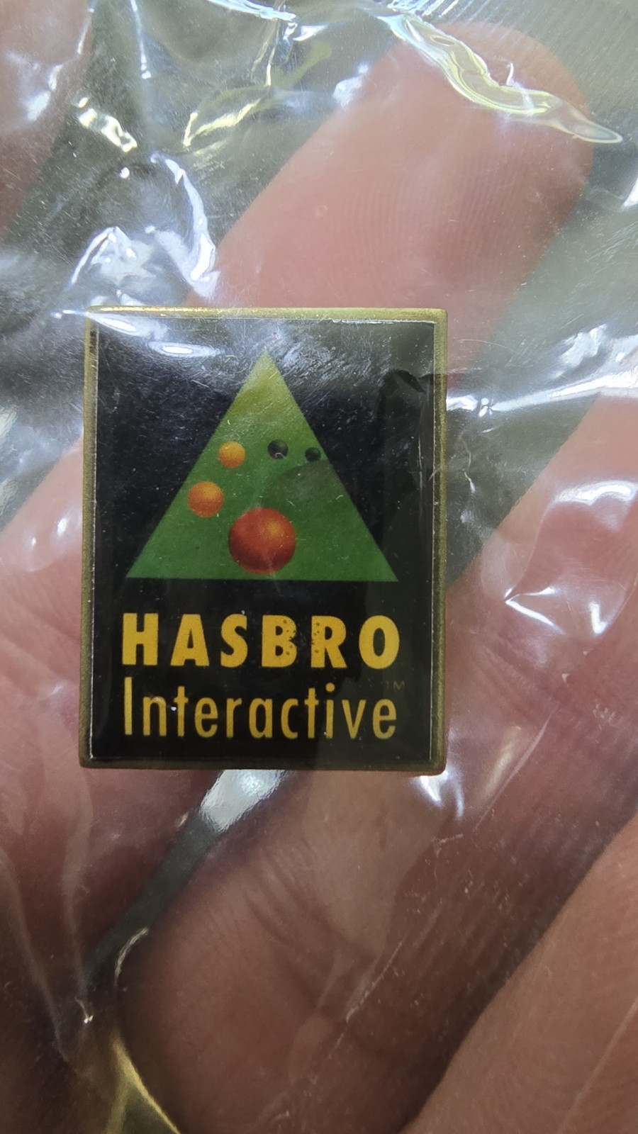 Hasbro Interactive Metal Employee Promo Pin Vintage
