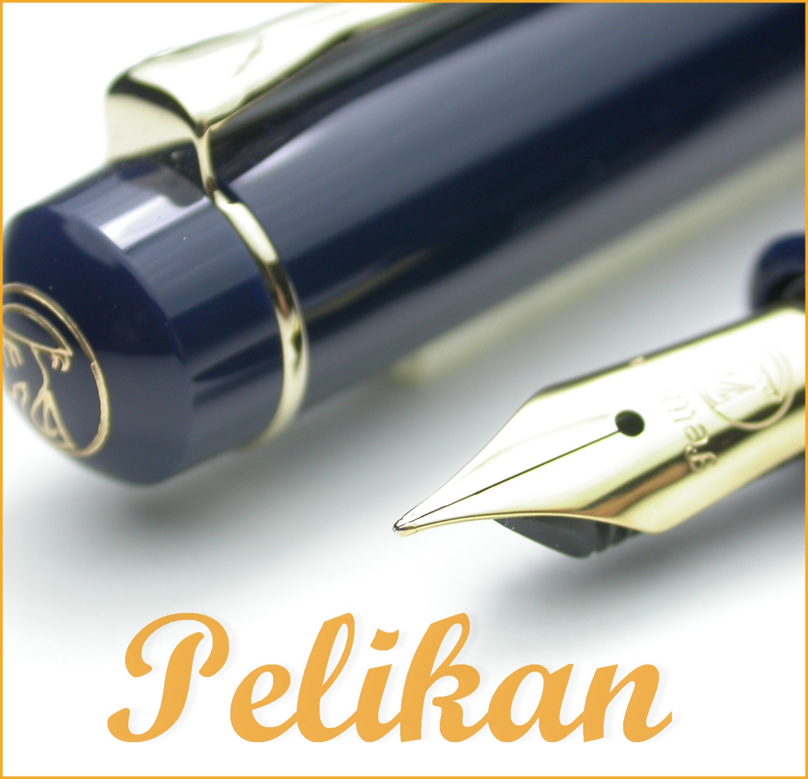 PELIKAN M200 OLD STYLE BLUE BLACK EF EXTRA FINE NIB VINTAGE NOS FOUNTAIN PEN