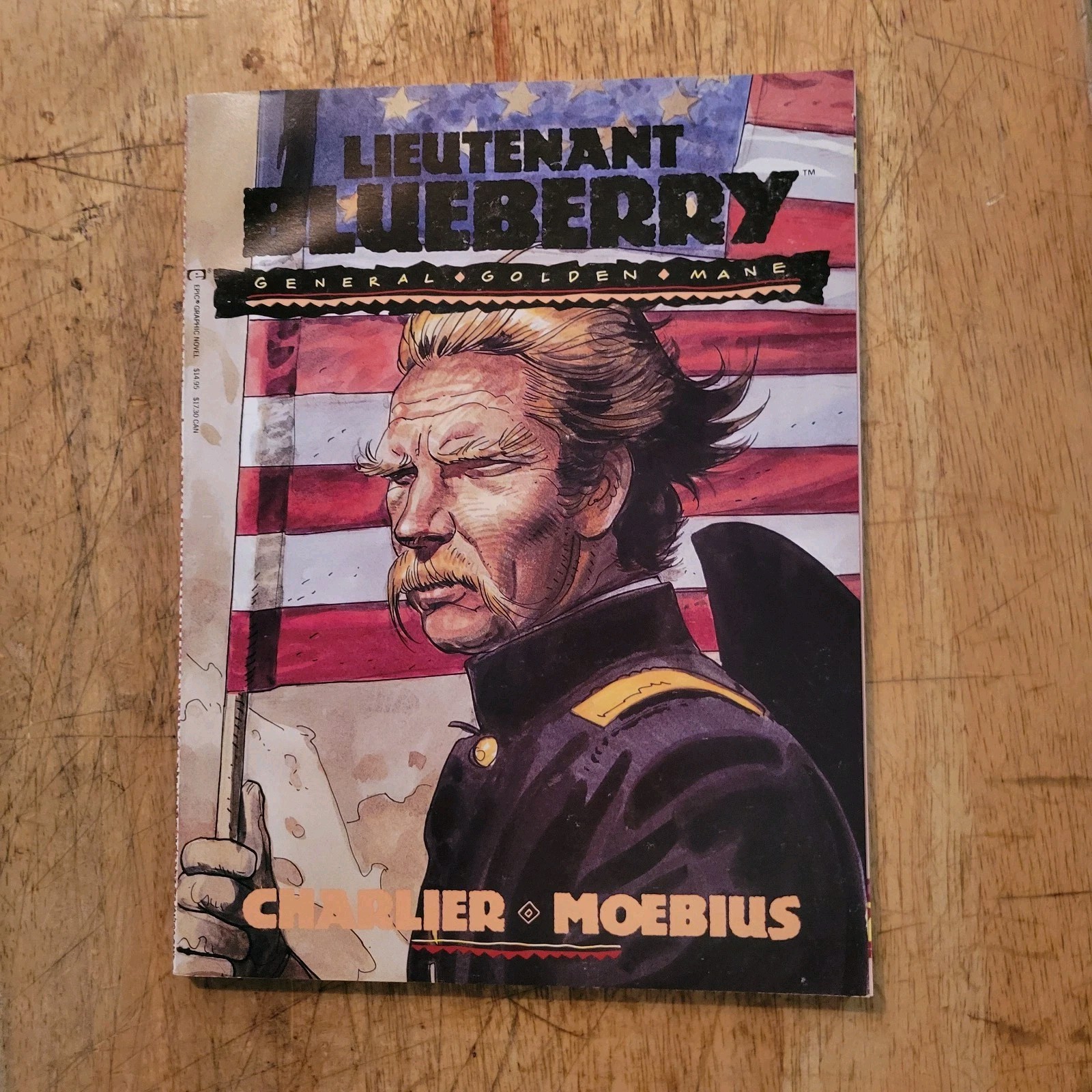 Lieutenant Blueberry General Golden Mane Mobius Epic Graphic Novel