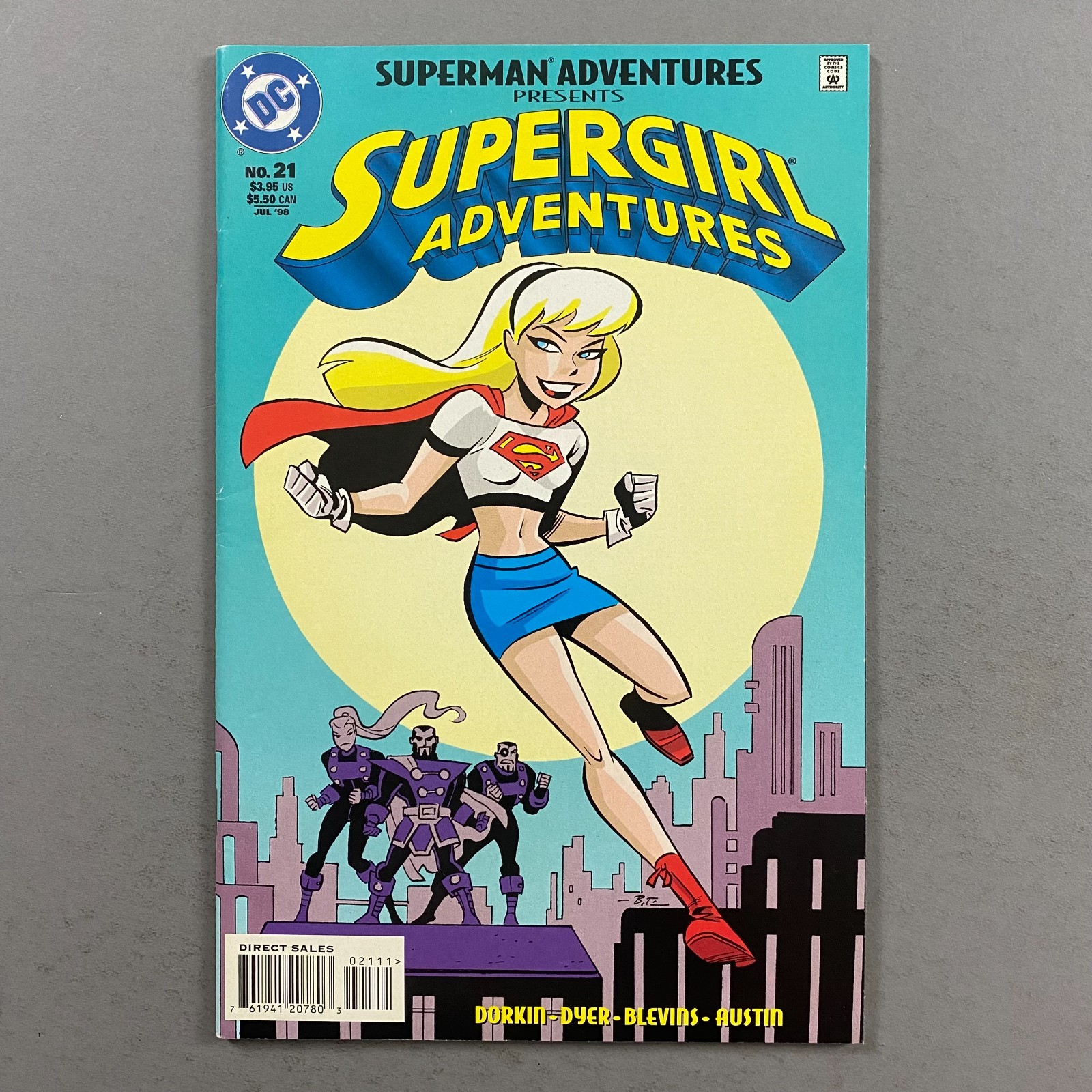 SUPERMAN ADVENTURES 21 1ST APPEARANCE ANIMATED SUPERGIRL (1998, DC COMICS)