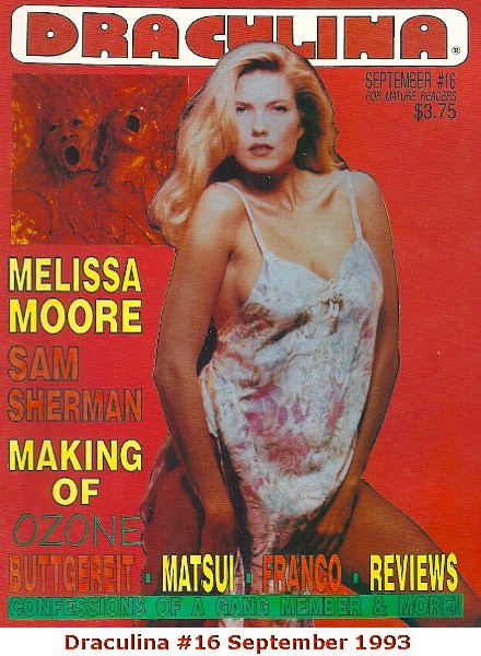 Draculina Magazine #16 1993: Melissa Anne Moore, Jorg Buttgereit, Sam Sherman