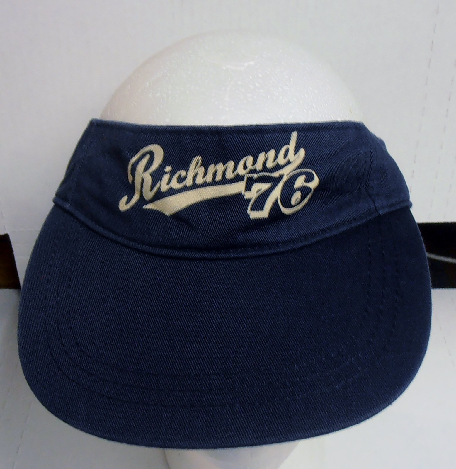 Richmond, Virginia, 76, Navy Visor Cap by Fahrenheit, BRAND NEW