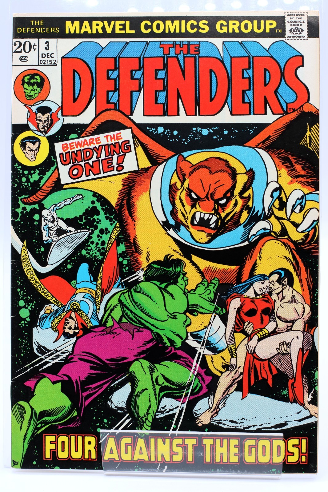 DEFENDERS #3 • [8.0] • 1972 • Gil Kane • MARVEL BRONZE AGE • 1st Printing