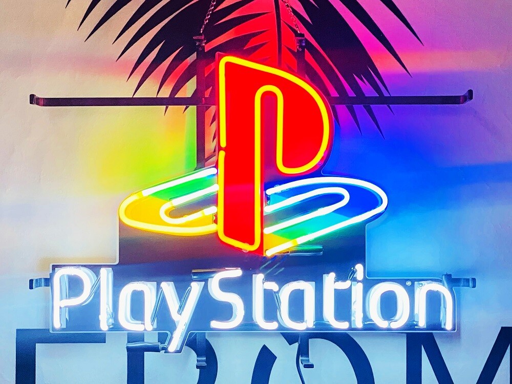 PlayStation Game Room Video Light Lamp Neon Sign 24\