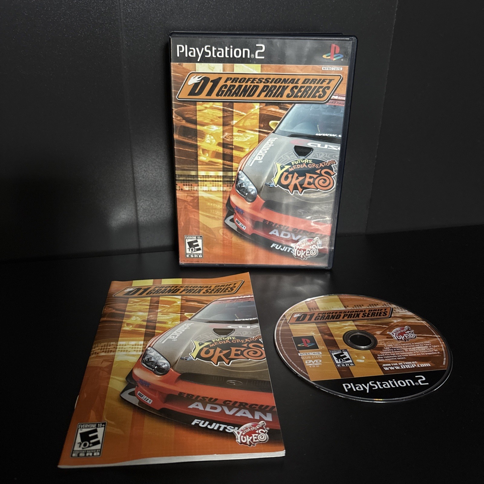 D1 Professional Drift Grand Prix (Sony PlayStation 2, 2006) Complete TESTED