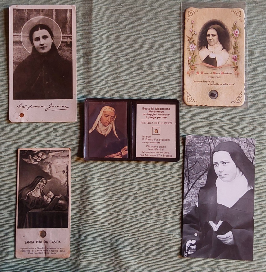 Santino with Relic Relic Relic Relic Lot Santini 5 Count