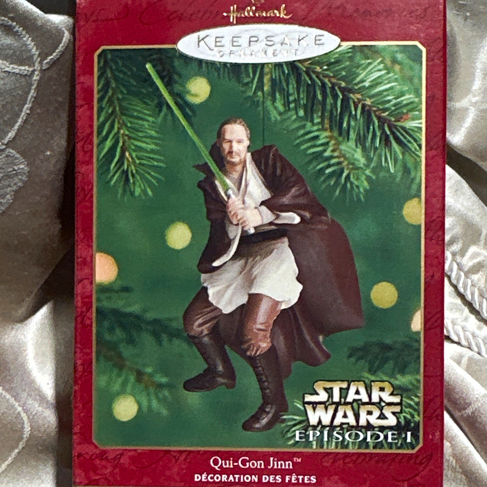 Hallmark Keepsake Star Wars Episode I Qui-Gon Jinn Hanging Decorative Ornament