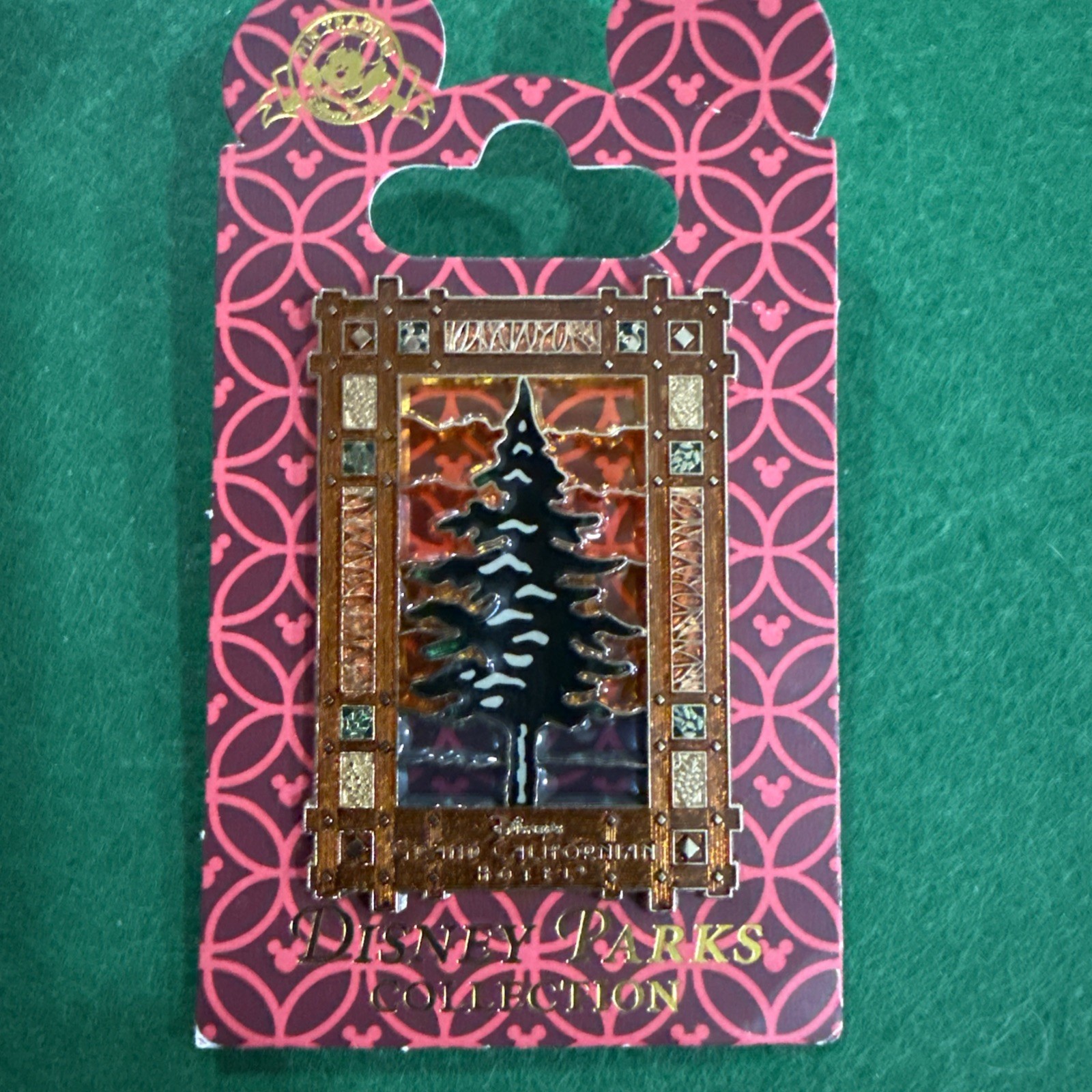 DLR - Grand Californian Hotel resort 2018 Disney Pin NEW Redwood Tree
