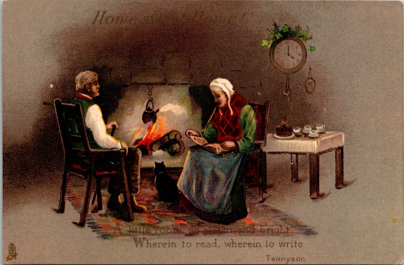 Vintage PPC - Home Sweet Home Tennyson - F12074