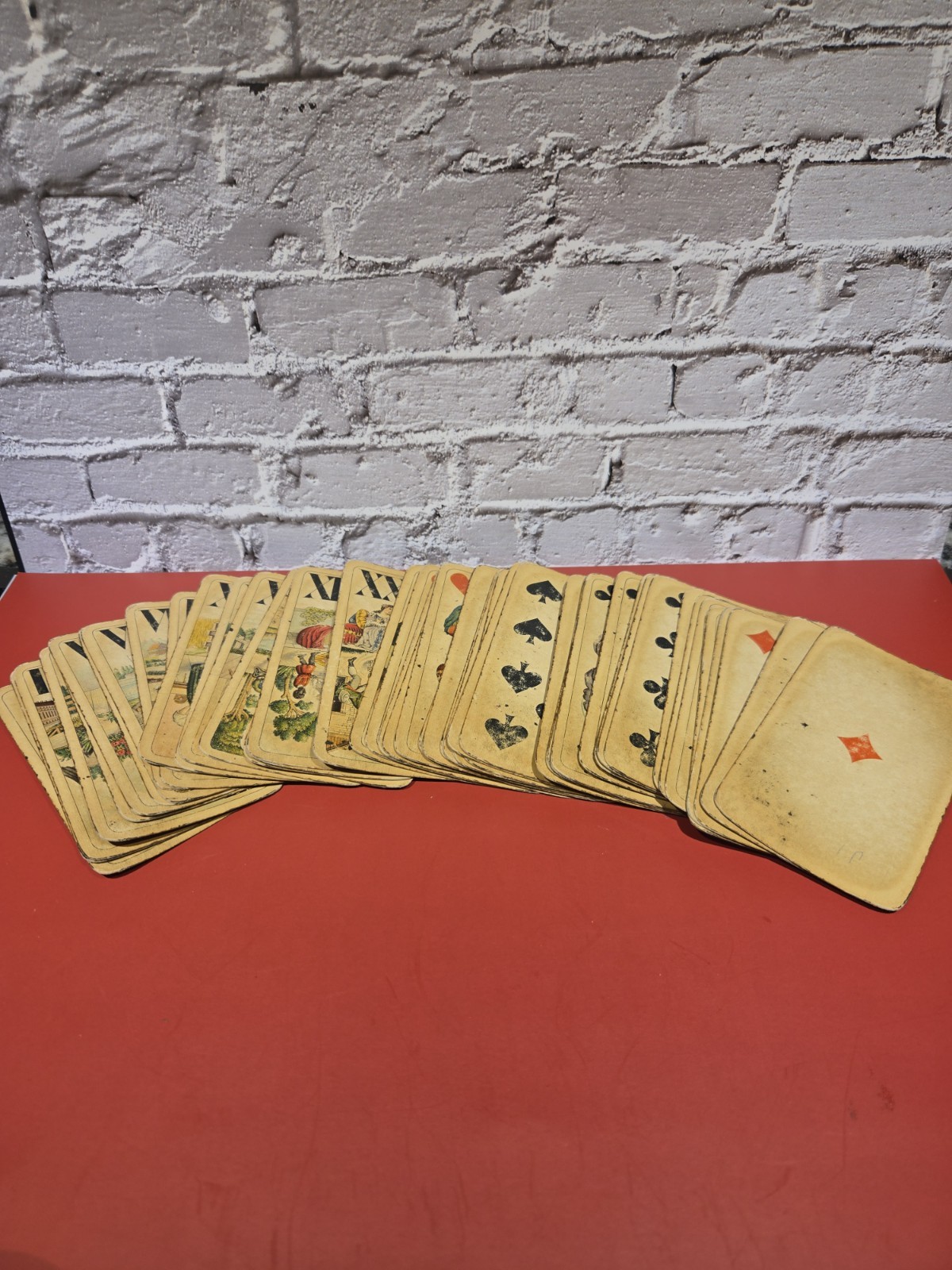Rare Antique Ferdinand Piatnik & Sohne #229-231 Tarock Full Deck of 54...