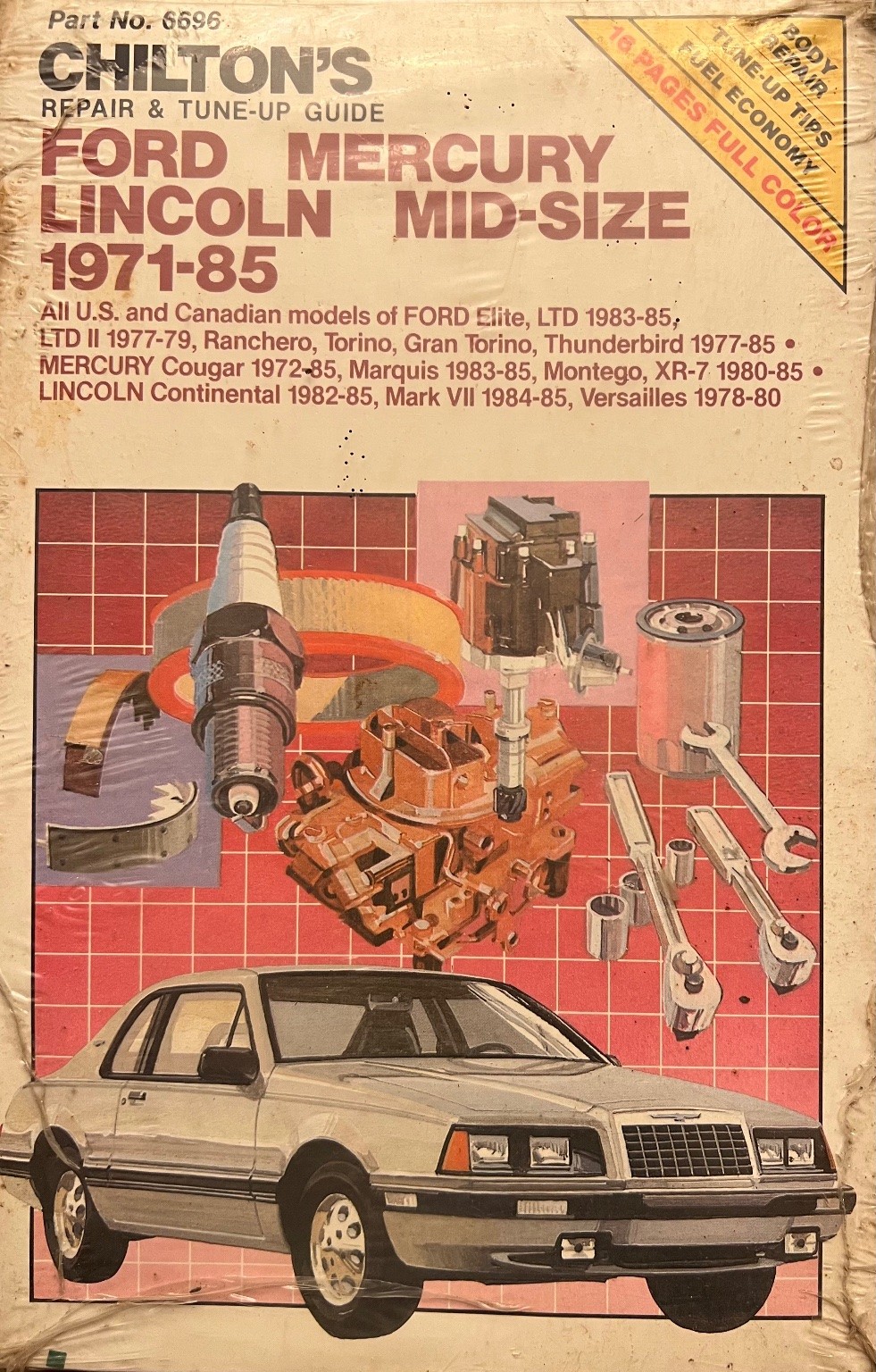 Chilton's Repair & Tune-Up Guide Ford Mercury Lincoln Mid-Size 1971-85