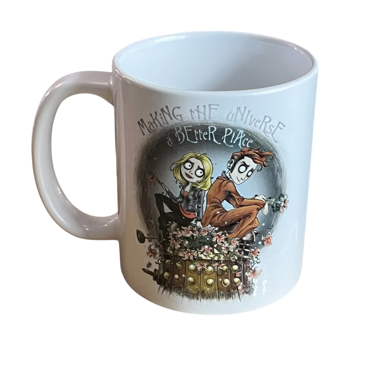 Doctor Who Mug White Ceramic 11oz Making The Universe Better Place