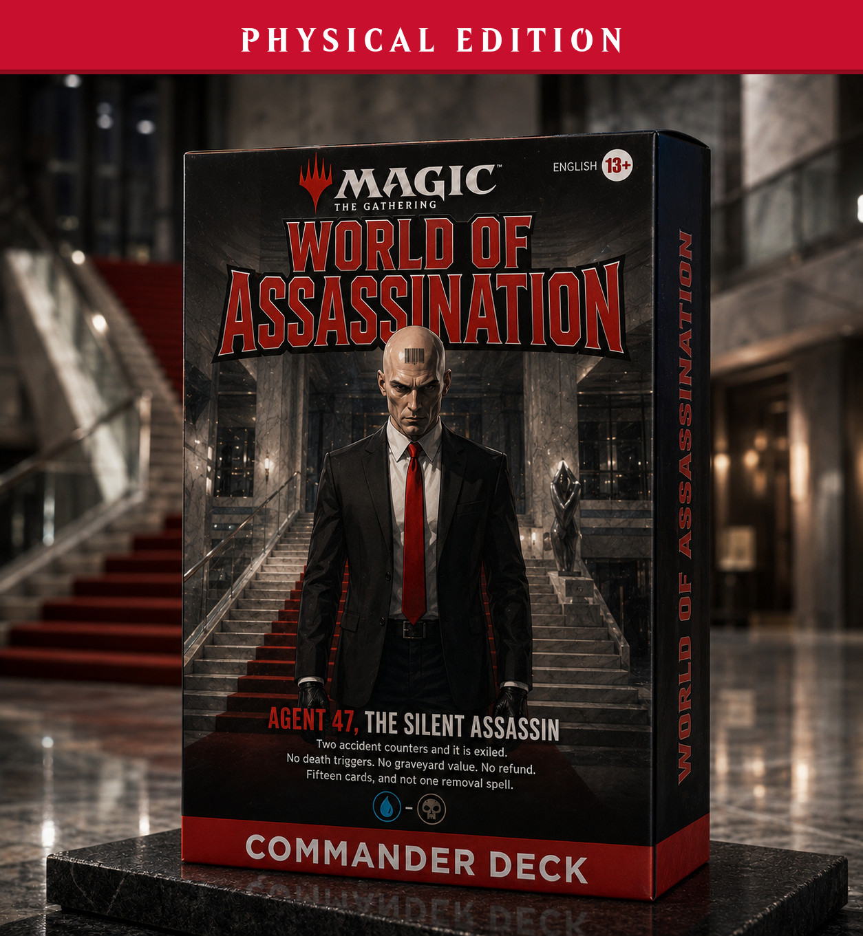 Hitman - Agent 47, PRINTED 100 Card Commander Deck, MTG EDH