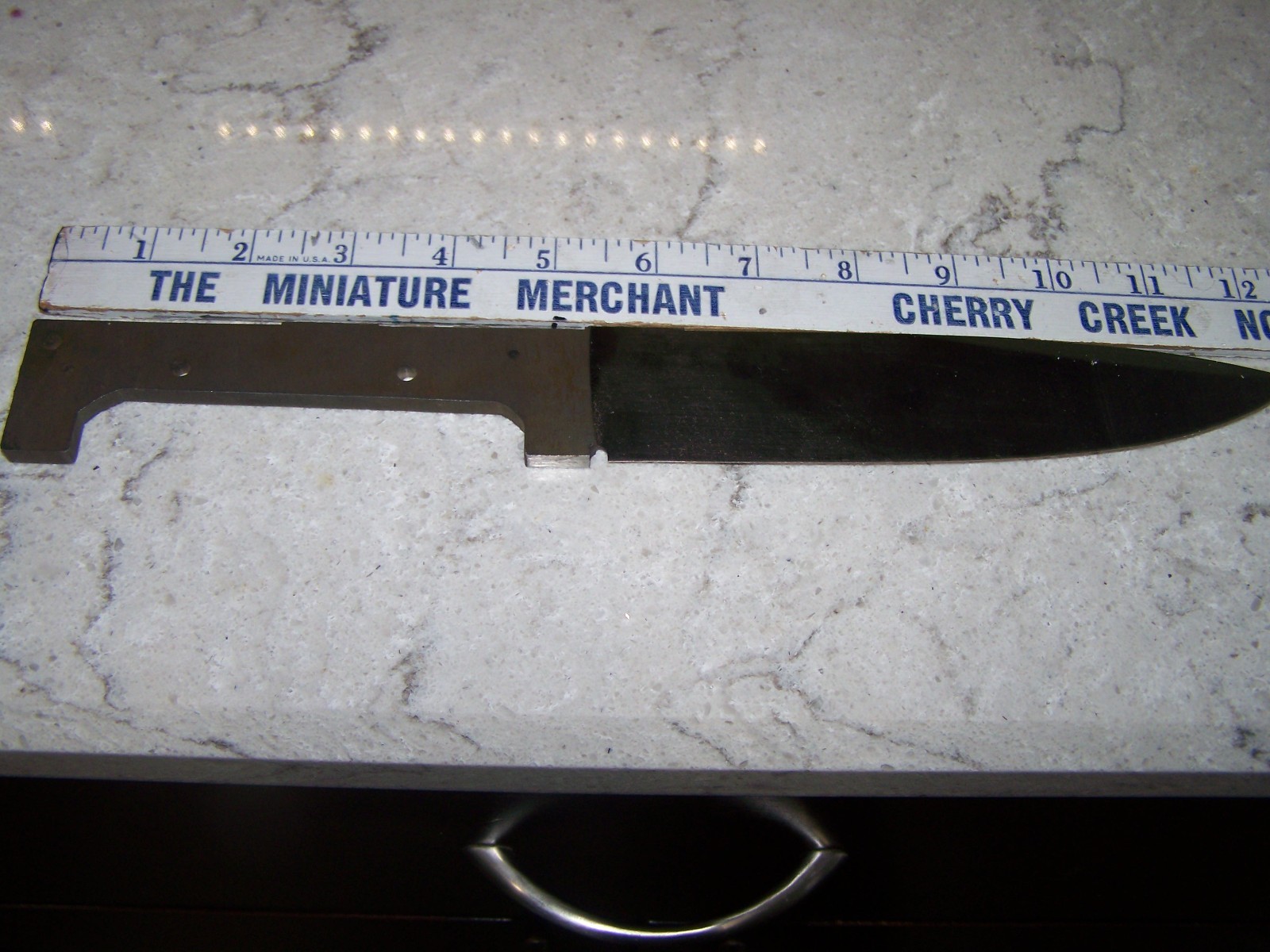 Vintage Boulder CO Knife Co Fixed Blade Knife No Handle