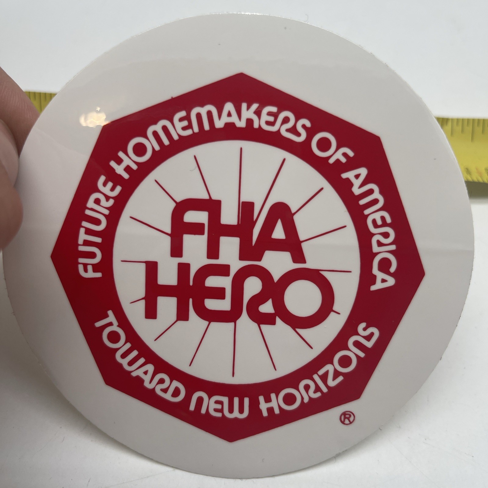 Suture Homemakers Of America FHA HERO Toward New Horizons Window Decal Sticker