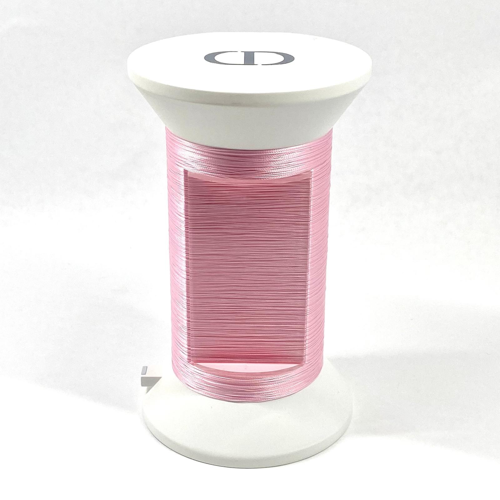 Christian Dior Pink Sewing Spool Novelty Vanity Decor Display Prop Collectible