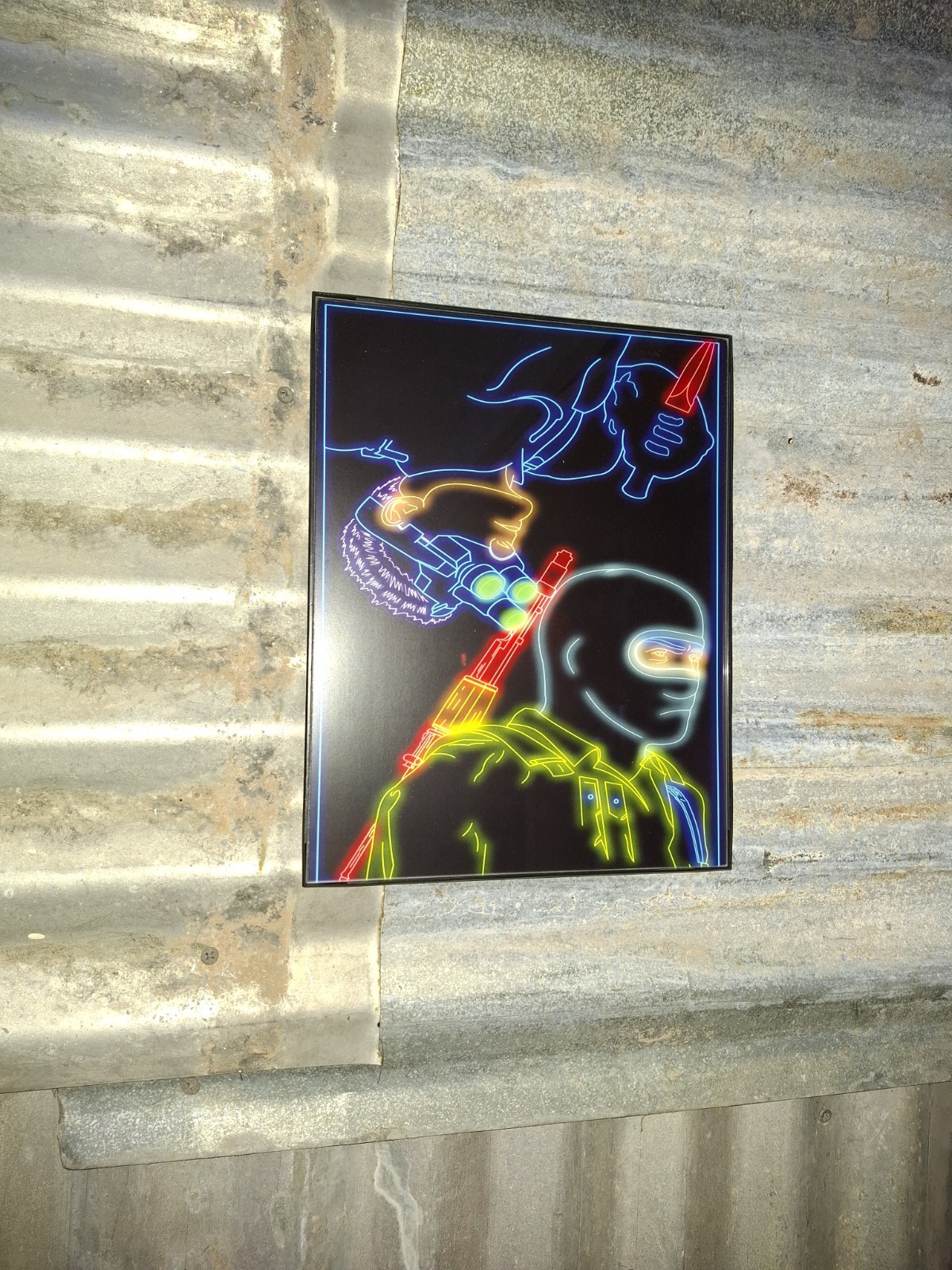 Neon Splinter Cell Retro Playstation 2 PS2 Framed Art Print By Neon Nicho