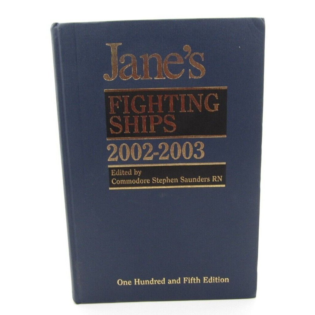 Jane Fighting Military Navy Naval 2002-2003 Hard Cover Book 105th Edition