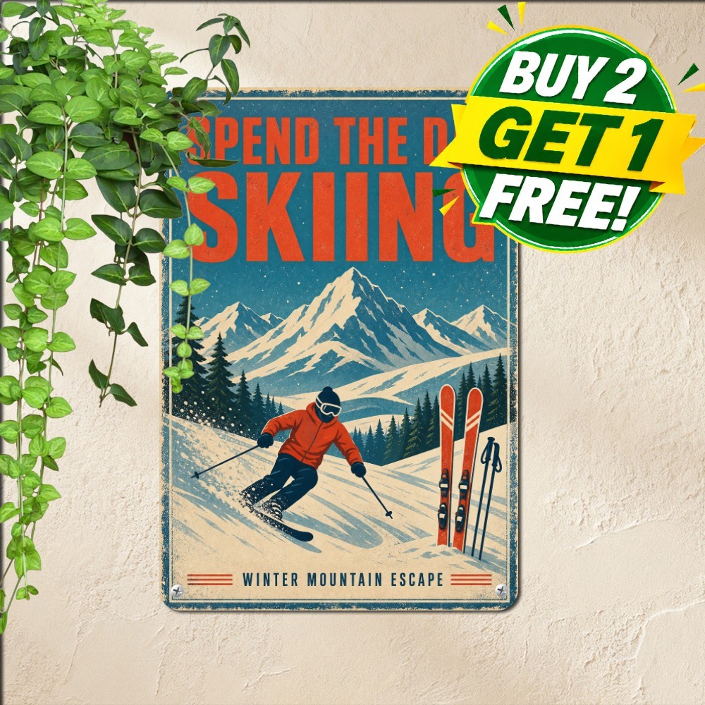 signs dcor spend the day skiing snowy