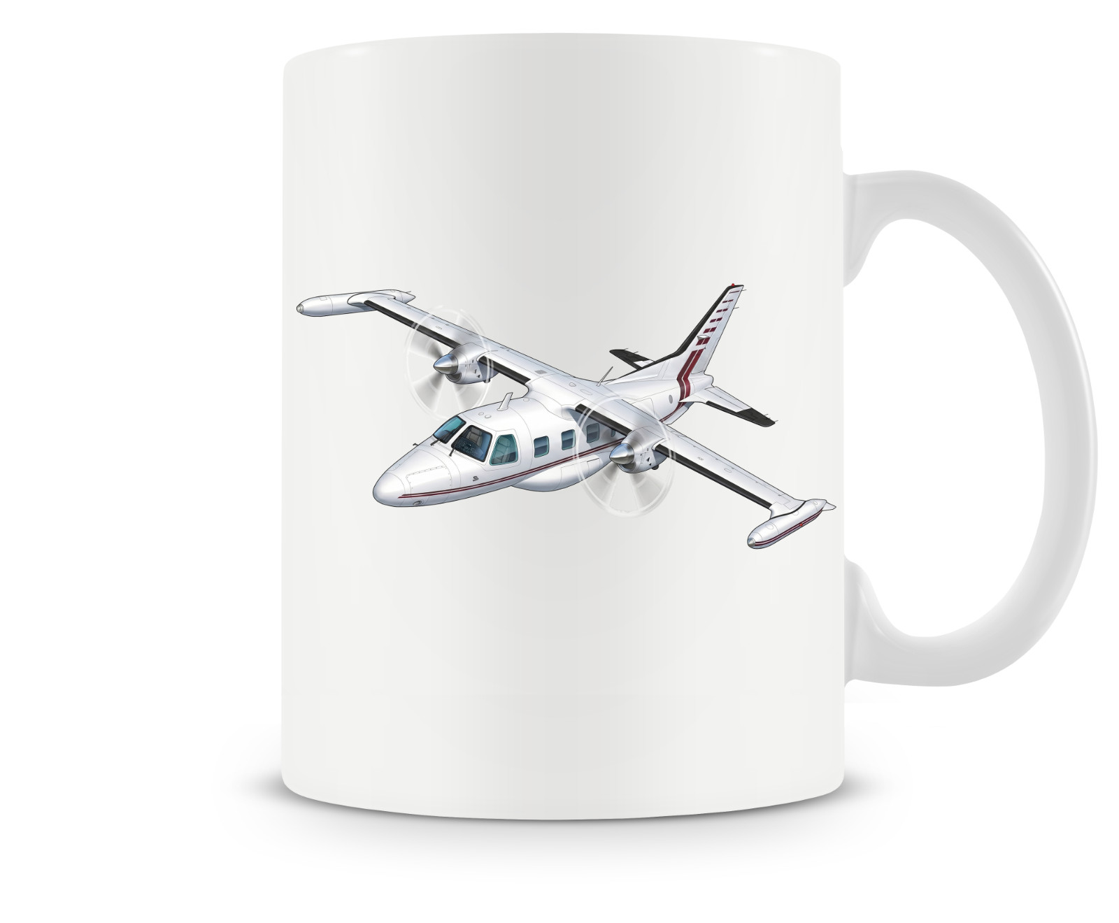 Mitsubishi MU-2 Marquise Ceramic Coffee Mug - 15oz.