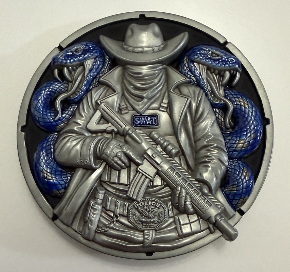 HENDERSON NEVADA SWAT POLICE Challenge COIN RONIN DESIGNS SNAKE EAGLE