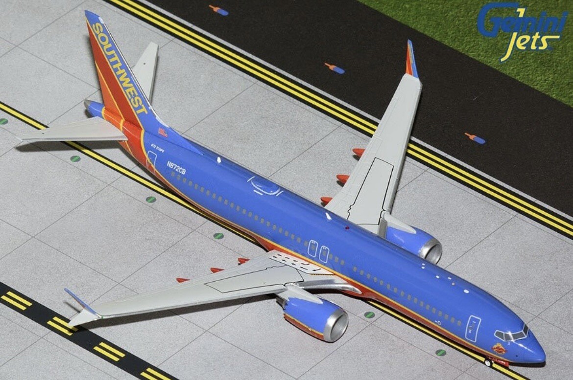 Southwest Airlines B737 MAX 8 N872CB (Canyon Blue Livery) Gemini200 G2SWA1217