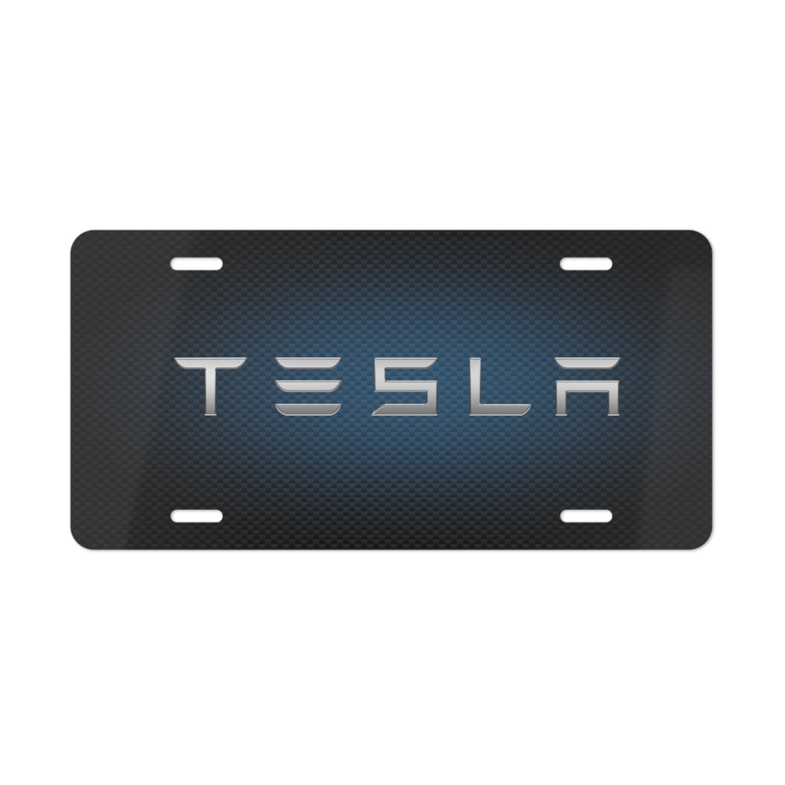 Tesla Vehicle License Plate, Auto Car Tag Metal Aluminum (Vanity Plate)