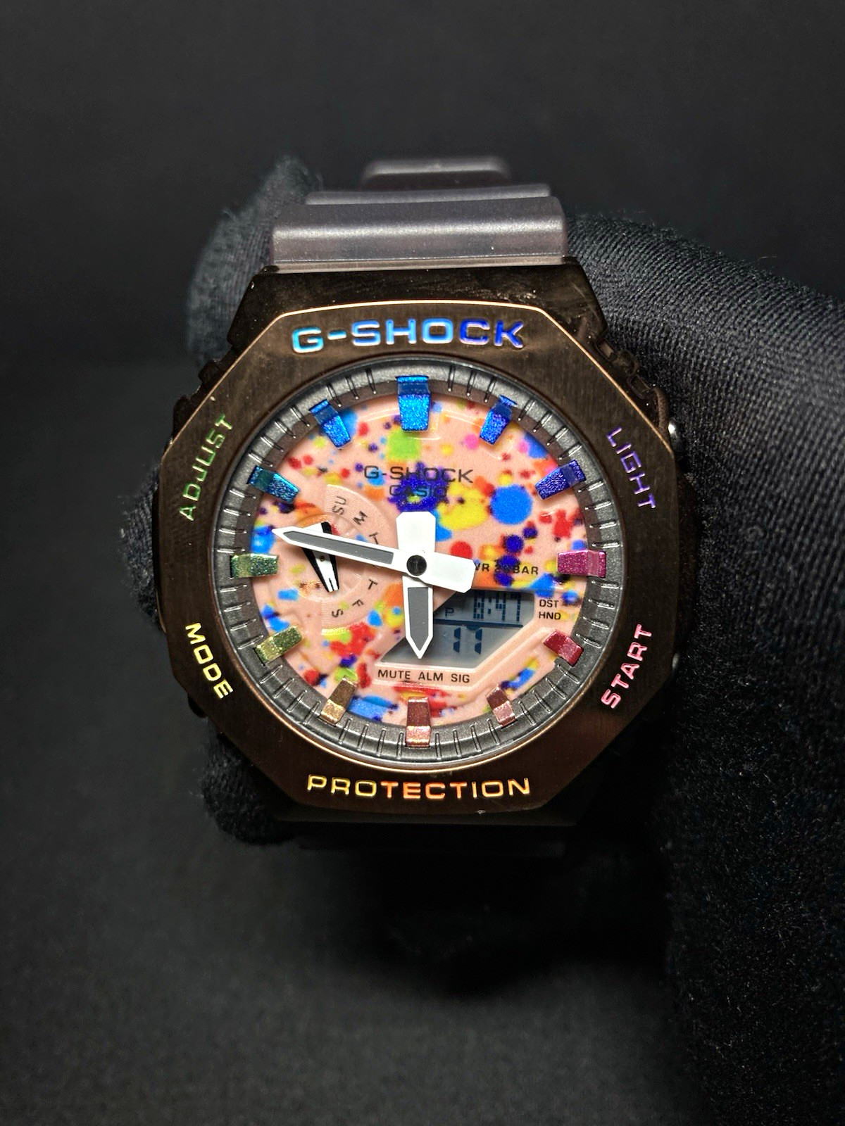 Custom G Shock Multi Color Gm 2100 Model