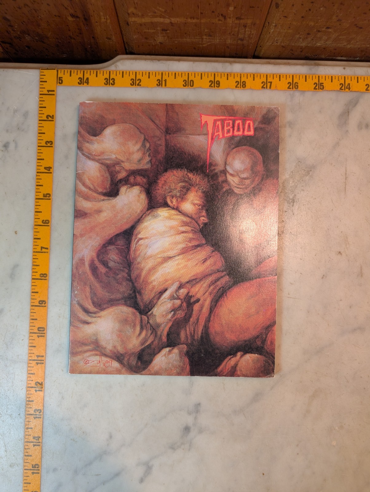 TABOO #3 Signed By Stephen Bissette - W/ Rick Veitch - Moebius