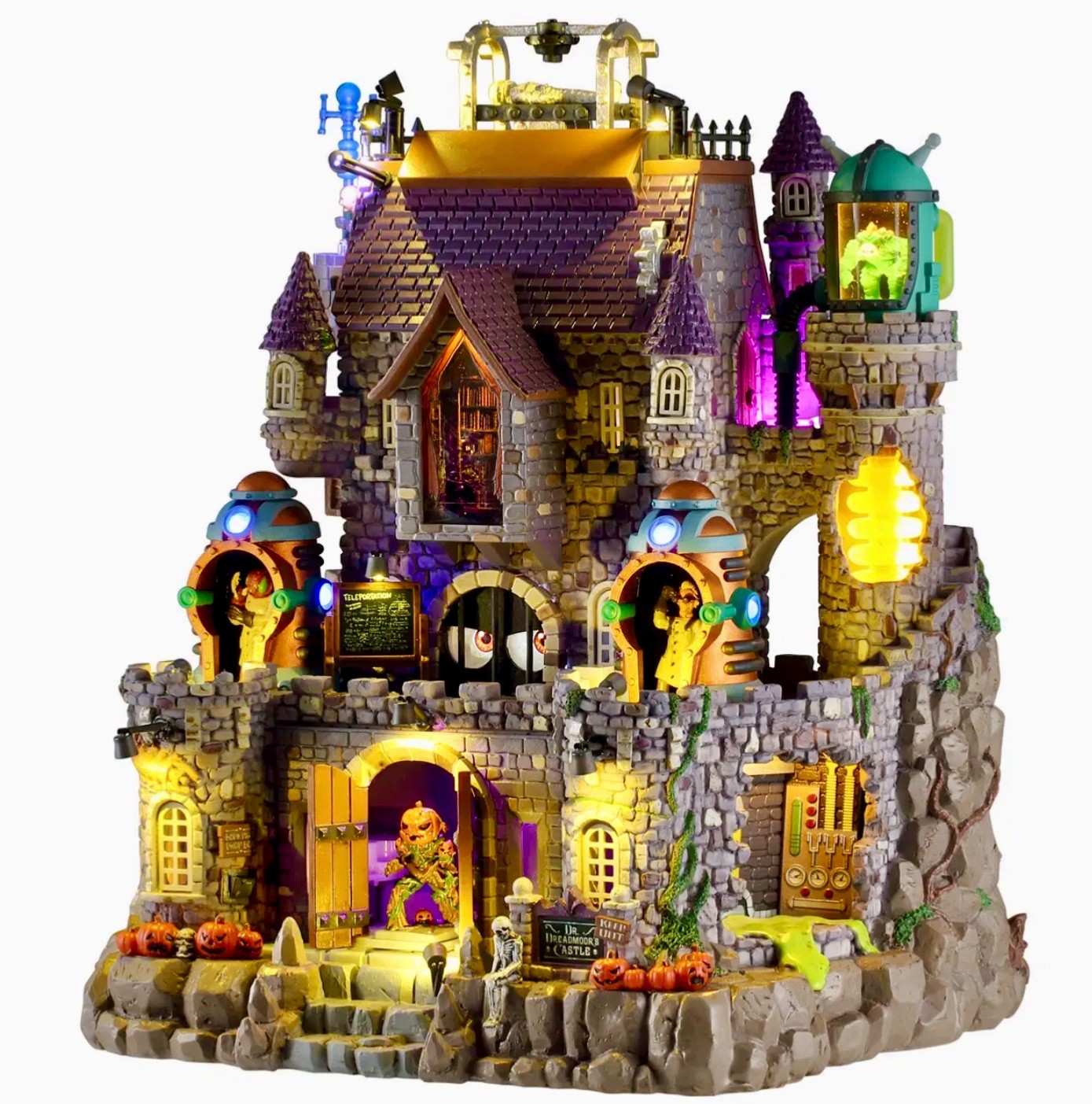 Lemax Dr. Dreadmoor's Castle #65516 Halloween New Animation*Lights*Soundtrack