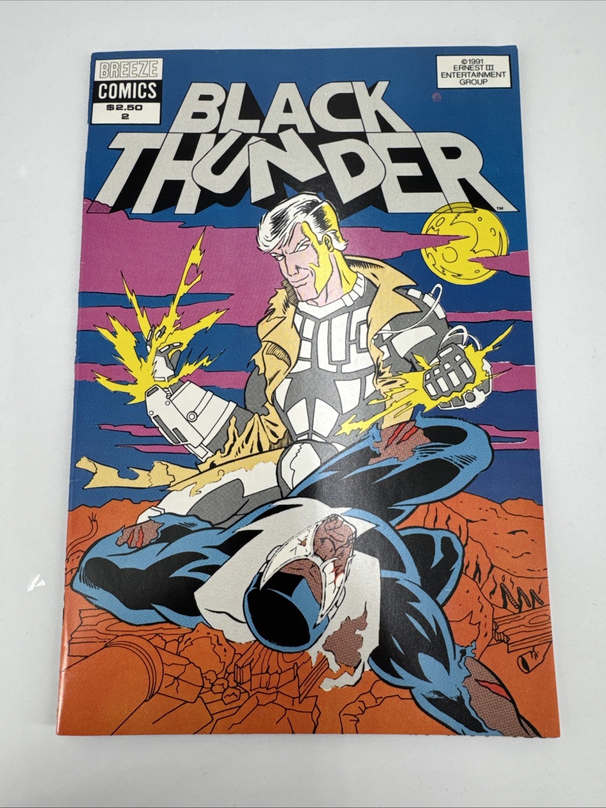 Breeze Comics Black Thunder #2 RARE HTF. 1991. Ernest Gibbs Jr. Fast Shipping