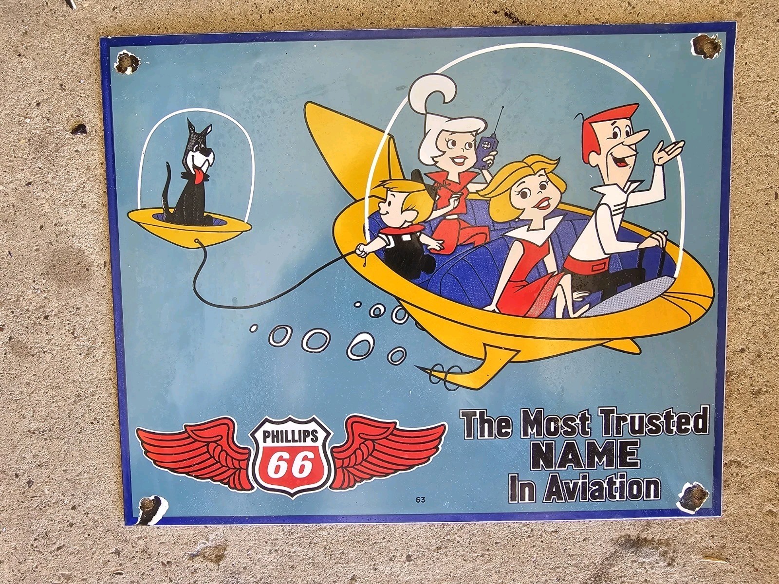 VINTAGE 1963 PHILLIPS 66 12