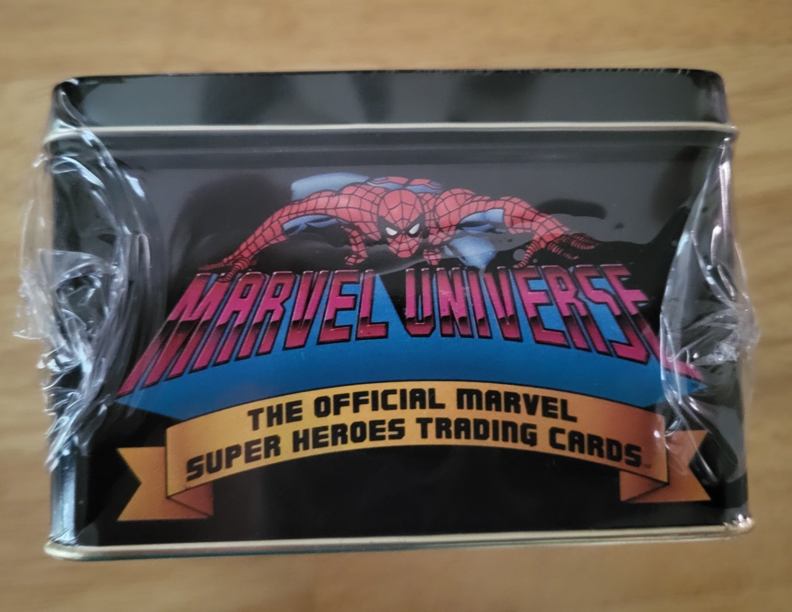 Sealed 1990 Impel Marvel Universe Series 1 Complete Collector Tin Set #2256/4000