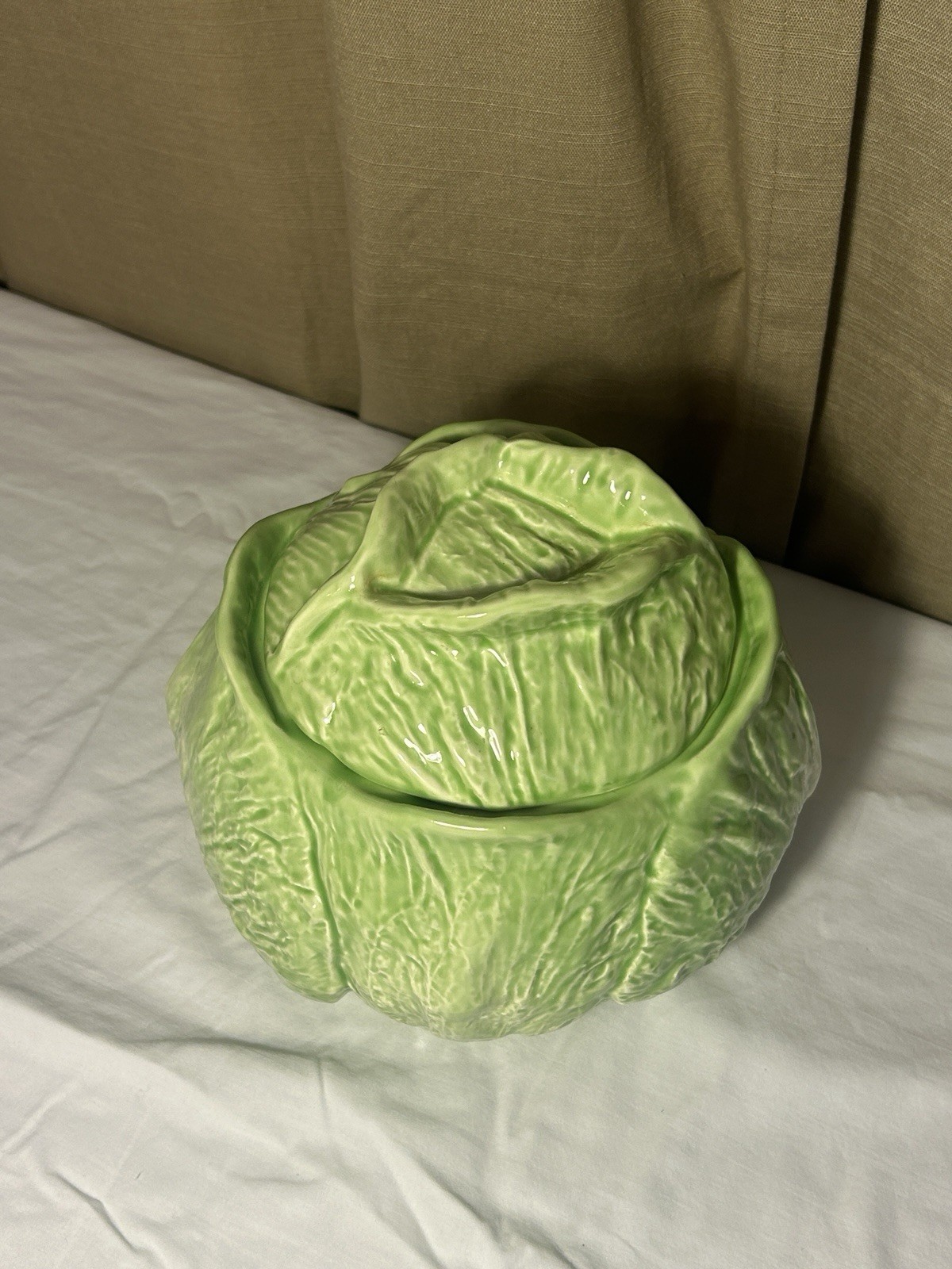 Vintage 1991 Cabbage Hearth And Home Designs Ceramic Jar